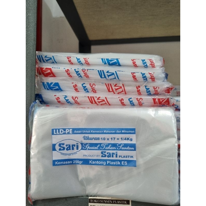 [TOKOSHINTAMALANG] Kantong Plastik PE merk Sari