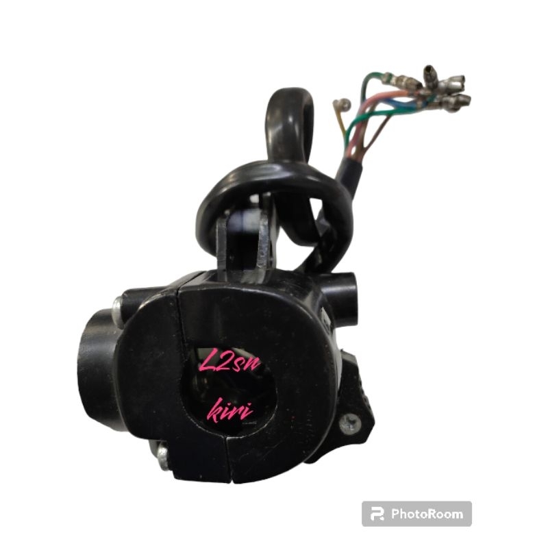 Saklar/holder kiri L2SN / L2Super /L2 S hitam