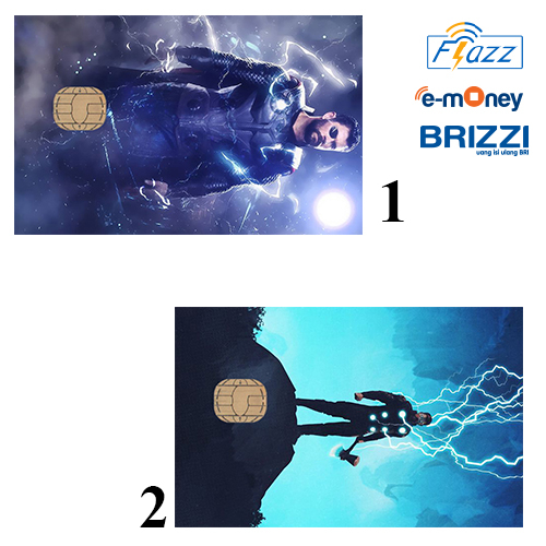 CUSTOM KARTU FLAZZ BCA GENERASI 2 ATAU EMONEY/SALDO 0 - THOR