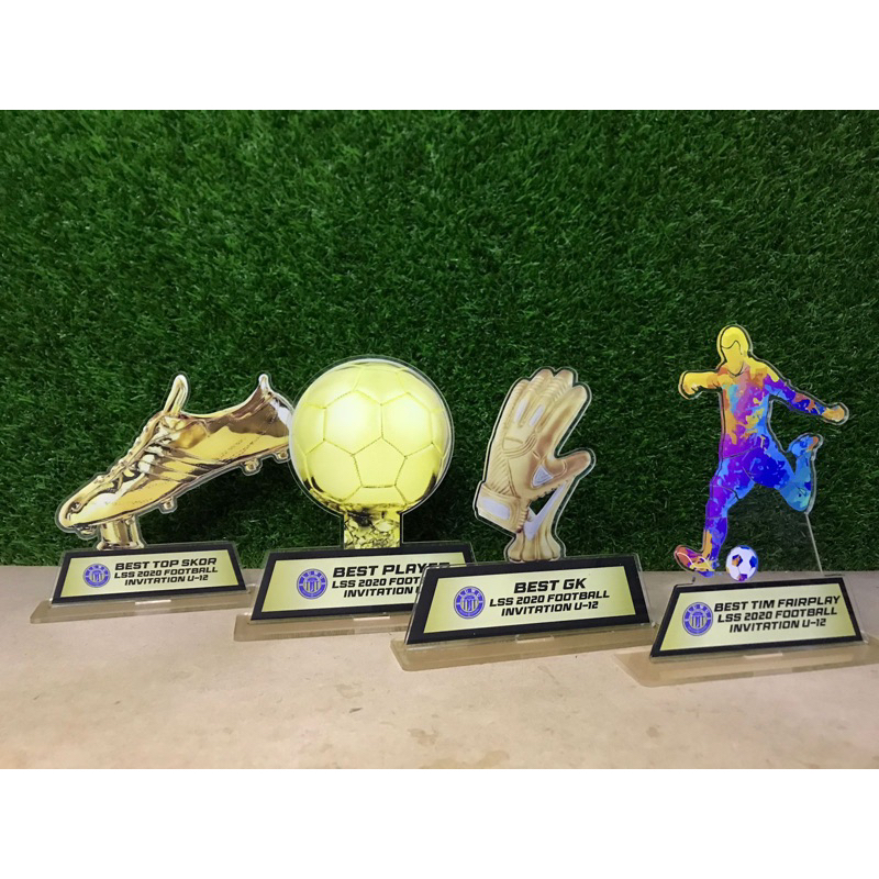 Piala Futsal Piala Akrilik Sepakbola Custom Plakat Akrilik