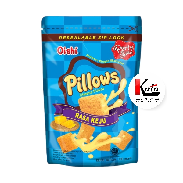 

Oishi Pillows Snack Isi Rasa Keju 100g