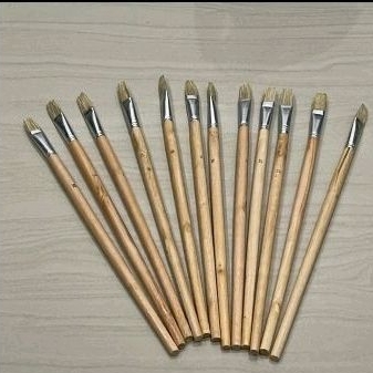 

no.10 kuas lukis kuas gambar nomor 10 paint brush