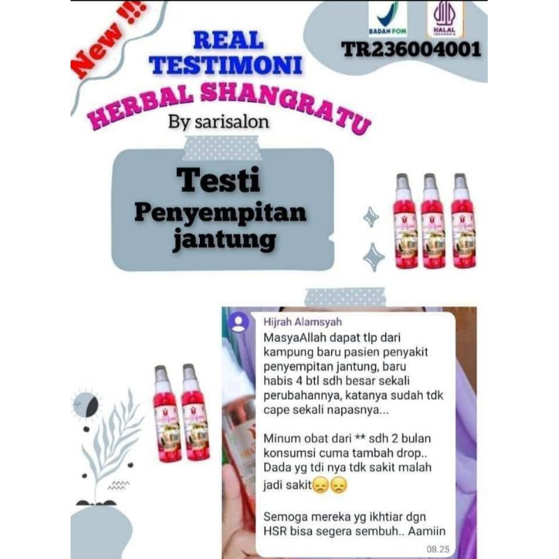 

herbal shangratu by sarisalon produksi sarisalon riau