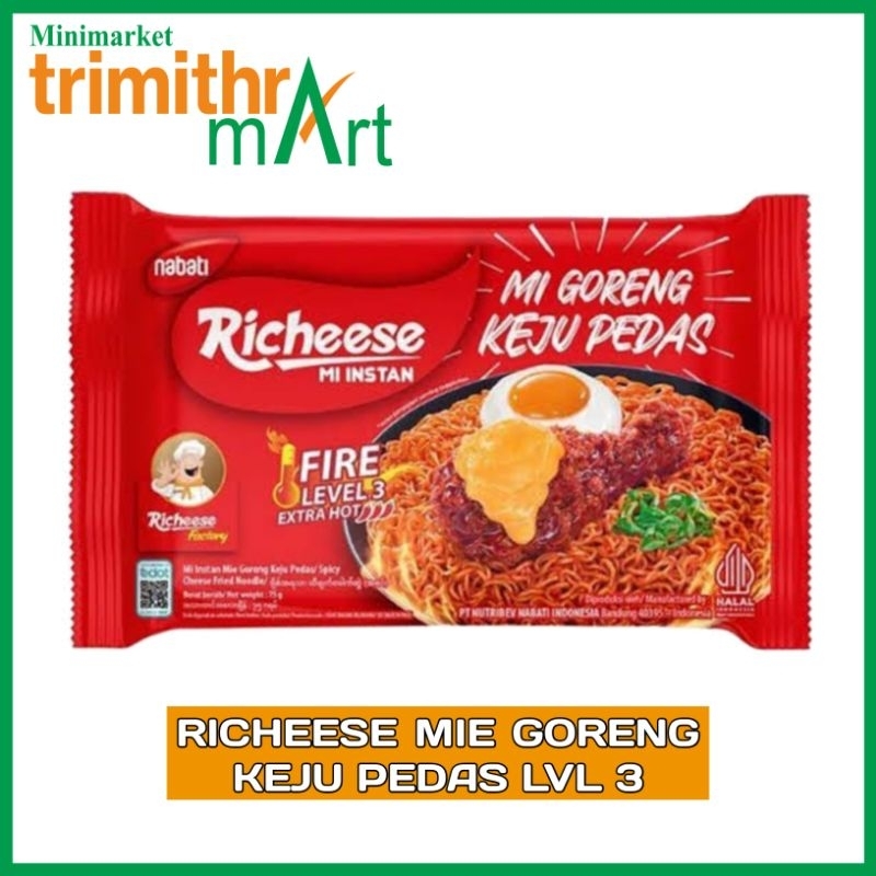 

RICHEESE MIE GORENG KEJU PEDAS LVL 3