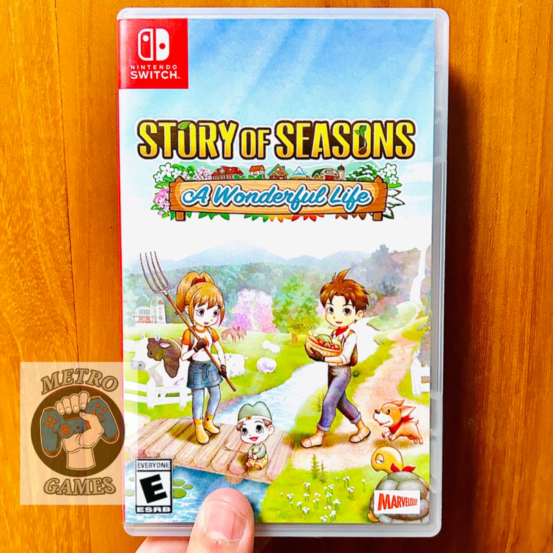 Story of Seasons a Wonderful Life Switch Catridge Games Fisik Story of seasons a wonderful life Nint