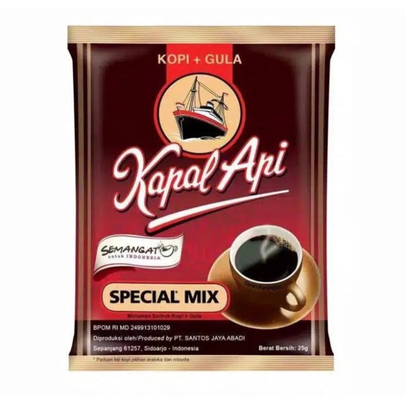 

Kapal Api Kopi Bubuk Spesial Mix 24g - 10pcs