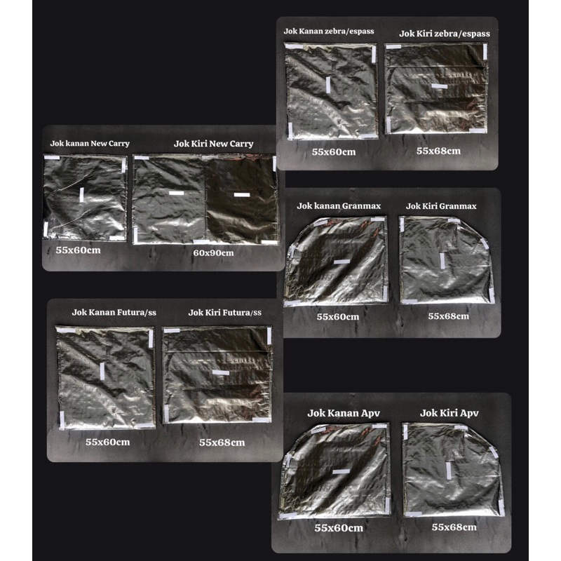 PEREDAM SUARA / PANAS MESIN MOBIL ALUMUNIUM FOIL