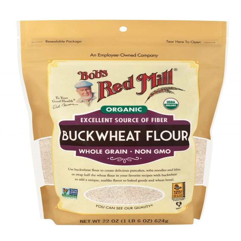 

Bob's Red Mill Organic Buckwheat Flour Wholegrain 624g