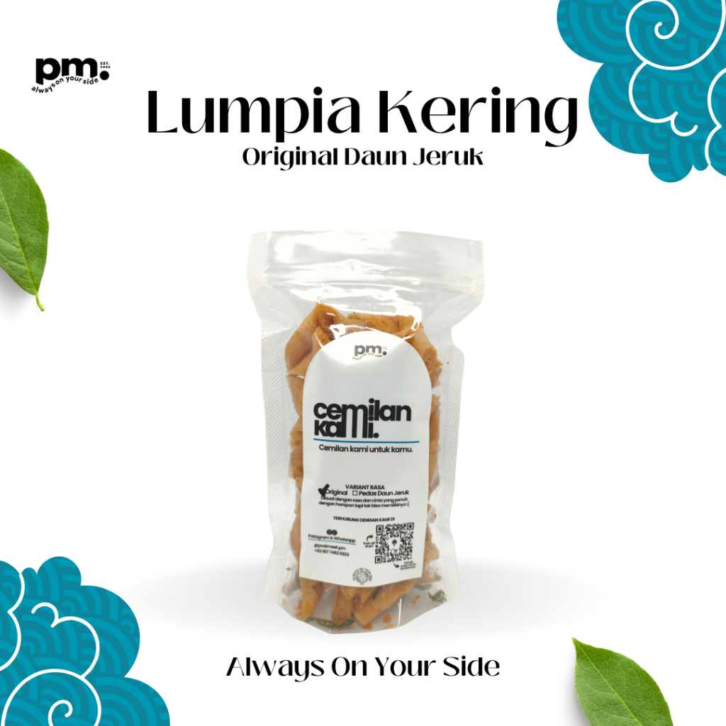 

Lumpia Kering Original / Pedas Daun Jeruk | Cemilan Kami by Postmeet