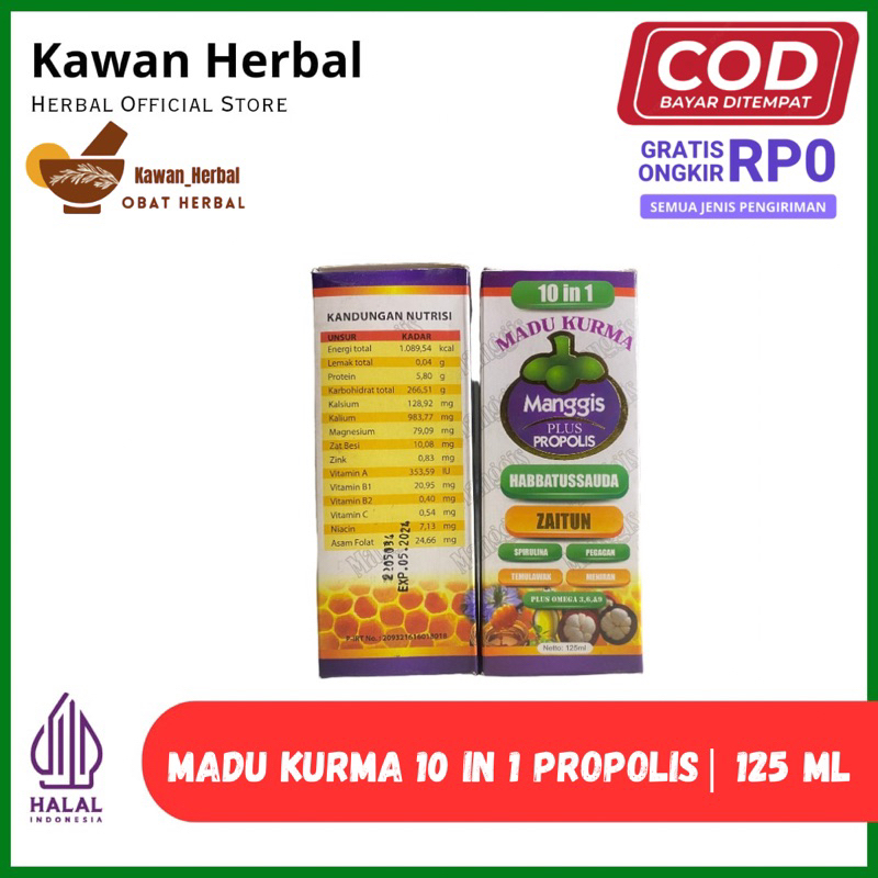 

Madu Herbal Kurma Manggis