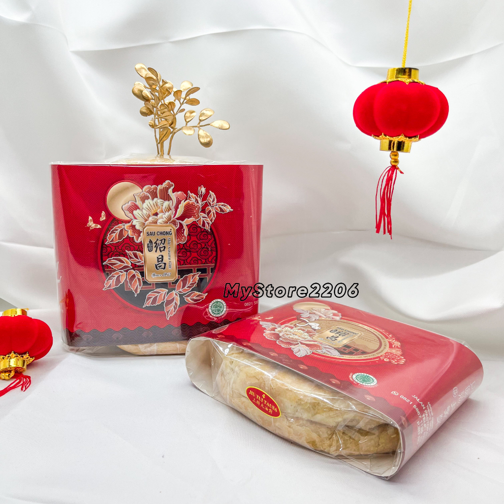 

(NO. 4) Kue Bulan Moon Cake Jiu Tui Lapia Phok Kok Piang SAU CHONG Tausa Gojin Singkawang Kalimantan