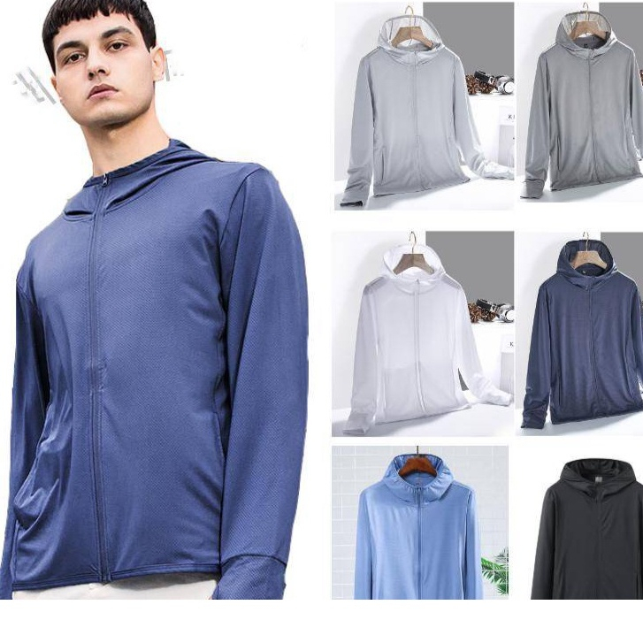 Jaket Pria Olahraga Outdoor Sun Protection Anti UV UPF 50+ Outer Skin Coat UON 100% Original Unisex 