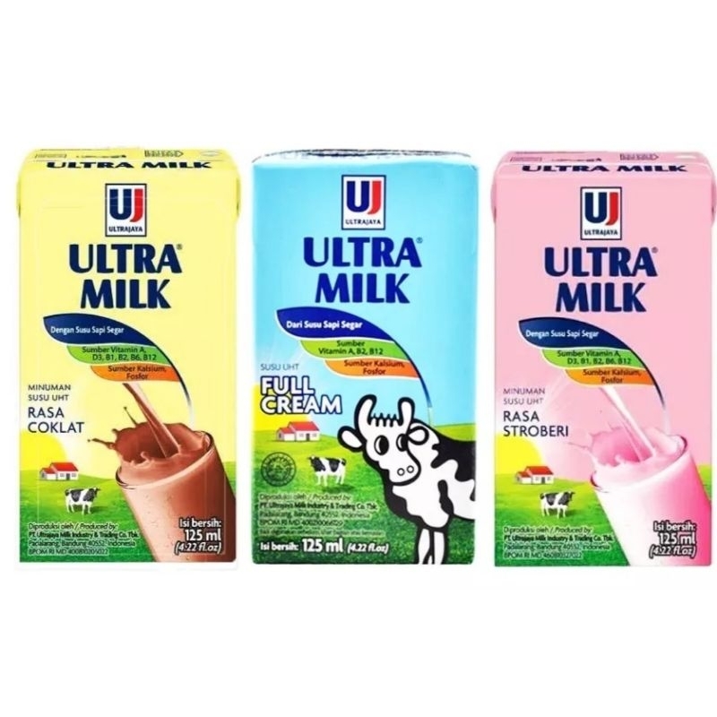 

Susu UHT ULTRAMILK 125 ML x 5 pcs