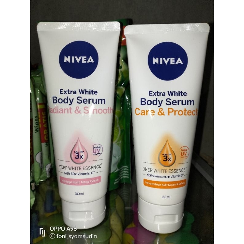 nivea extra white body serum