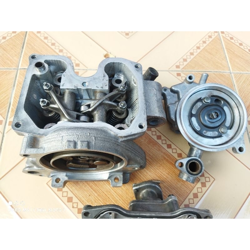 blok head jupiter mx silinder head vixion lama bak block cylinder head mx new 135