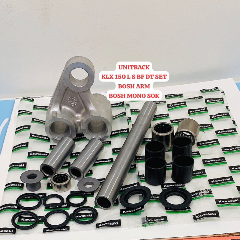 UNITRACK UNITREK MONOSHOCK KLX 150 S L BF DT TREKER SET BOSH ARM AREM KAWASAKI PROLINK SET BOS MONO 