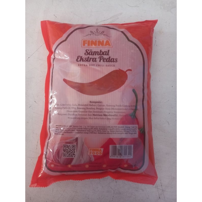 

FINNA SAUS SAMBAL EXTRA PEDAS 1KG