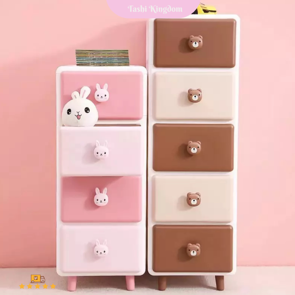 Laci Lemari Bertingkat Minimalis lemari rak plastik drawer Lemari Anak Lemari susun mainan Laci peny