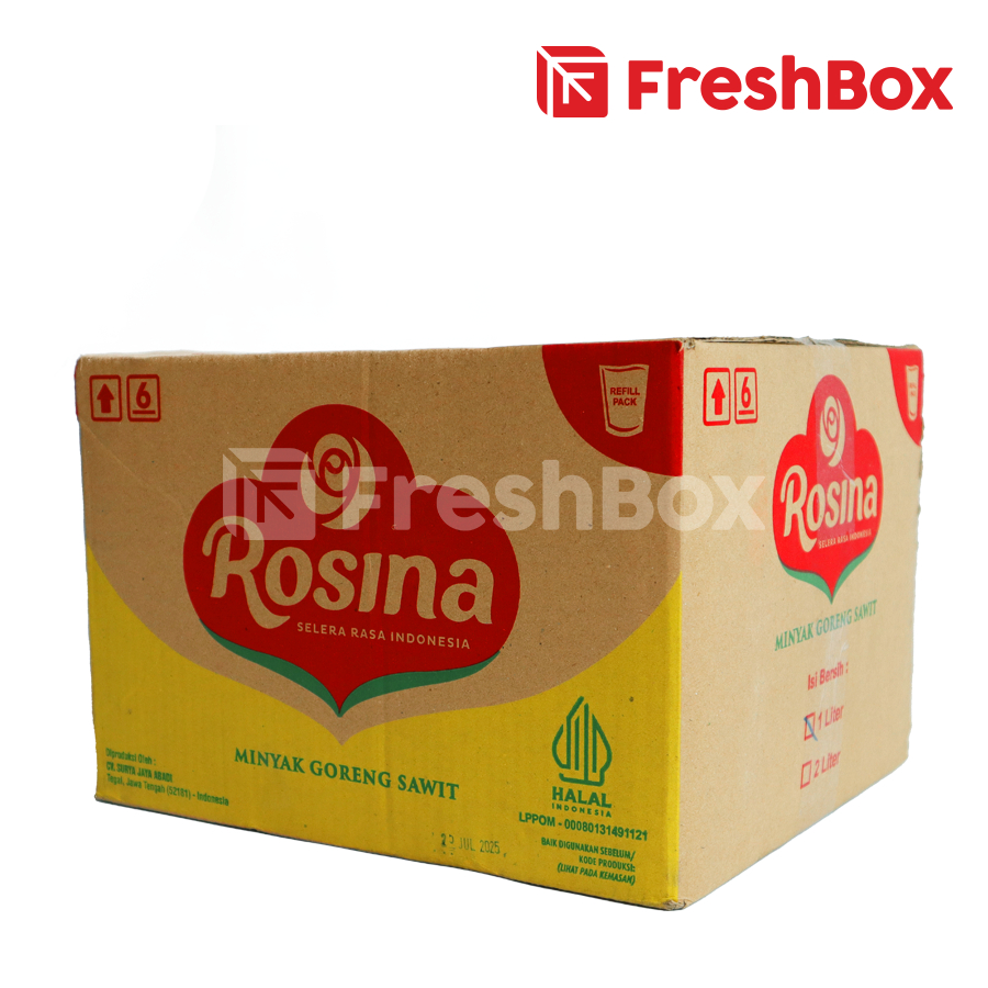 

Minyak Goreng Rosina 12 x 1 Liter FreshBox