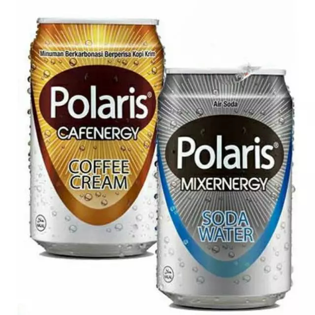 

Polaris soda water coffe cream kaleng 330 ml