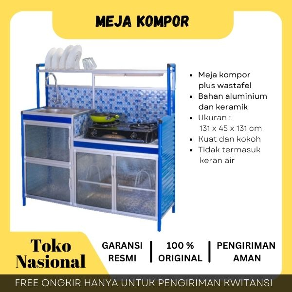 [KHUSUS CIANJUR] Meja Kompor Wastafel Rak Serbaguna