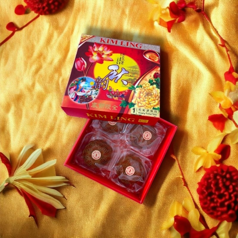 

KIMLING kue bulan kacang teratai telur / Mooncake kacang teratai telur