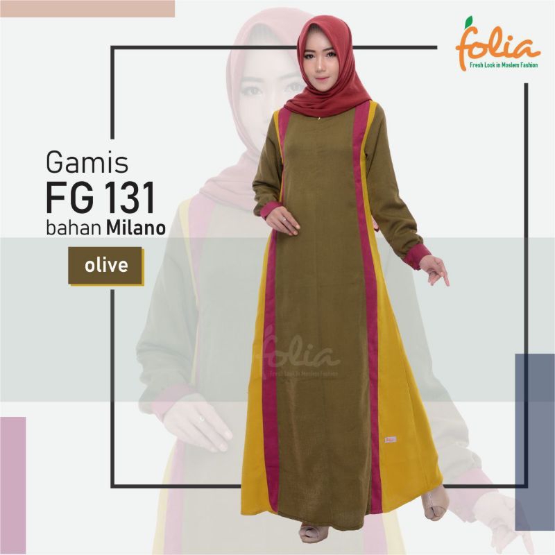 [COD]READY STOCK FG 131 | GAMIS BUSUI | GAMIS FOLIA TERBARU