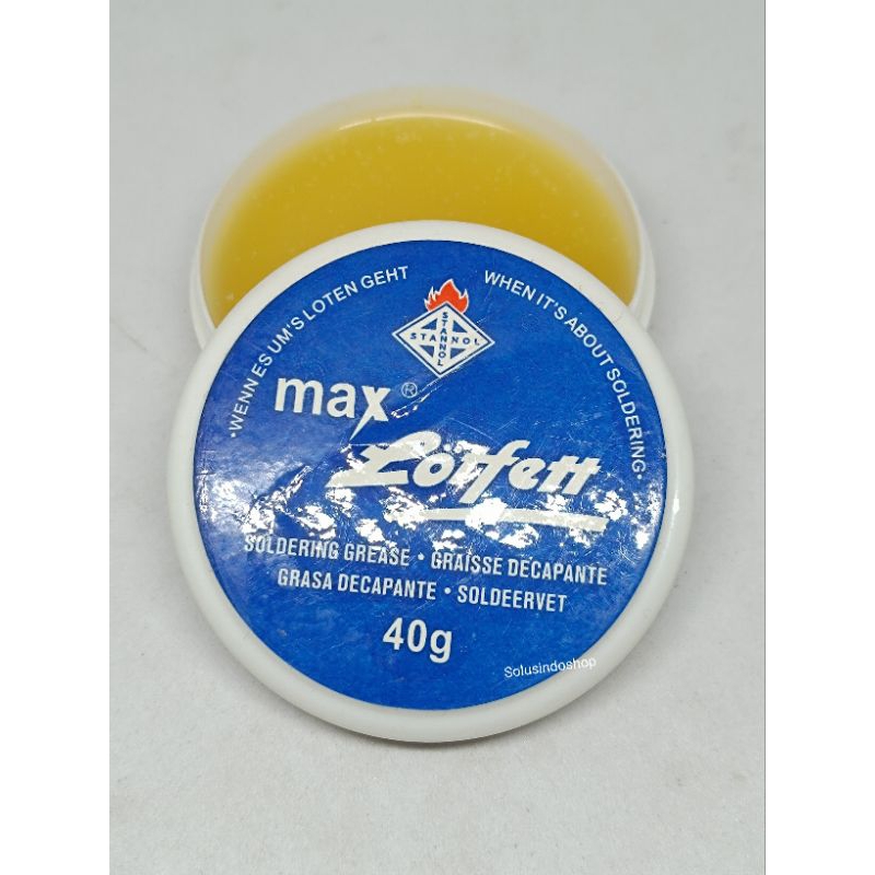 LOTFET PASTA SOLDER 40GRAM / lotfet solder / pasta solder lotfett / loffet Max
