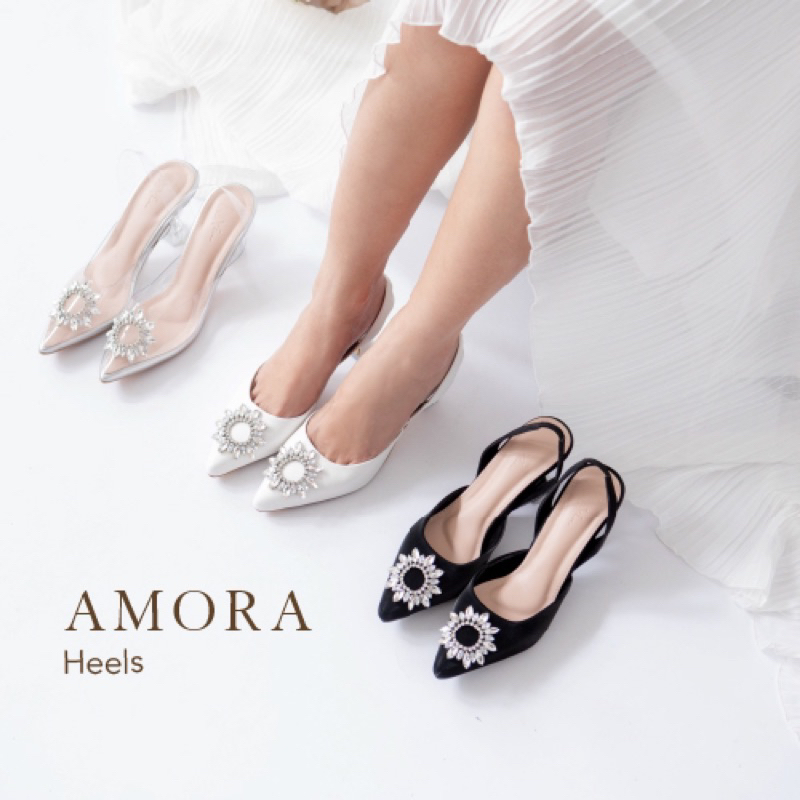 Luxia Amora heels ( with crystal swarovski )