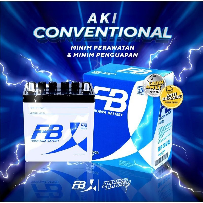 aki mobil Rush Terios Furukawa Battery NS40 12V 32a