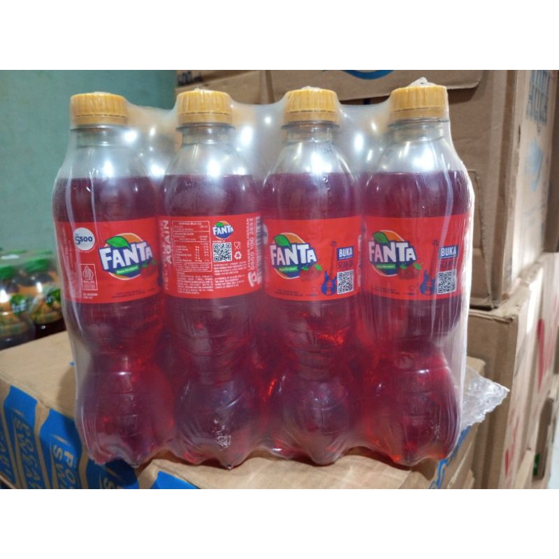 

Fanta 390ml 1 pack isi 12 botol / minuman soda / soft drink / fanta merah