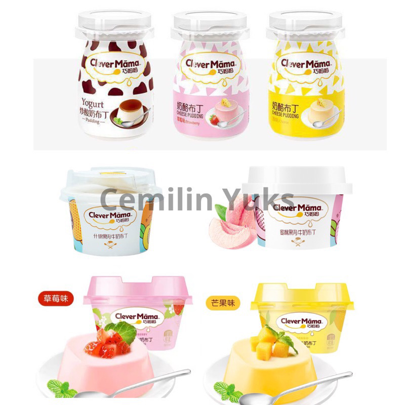 

Celever Mama Pudding 70-85 gr Classic Molly Pudding Aneka Rasa 7 Varian