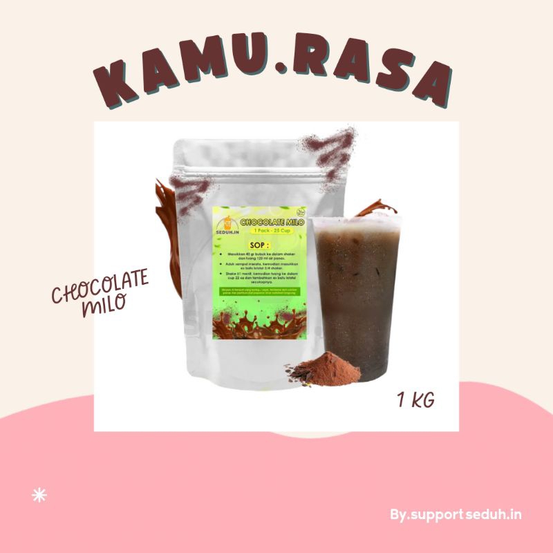 

BUBUK POWDER CHOCOLATE MILO 1kg