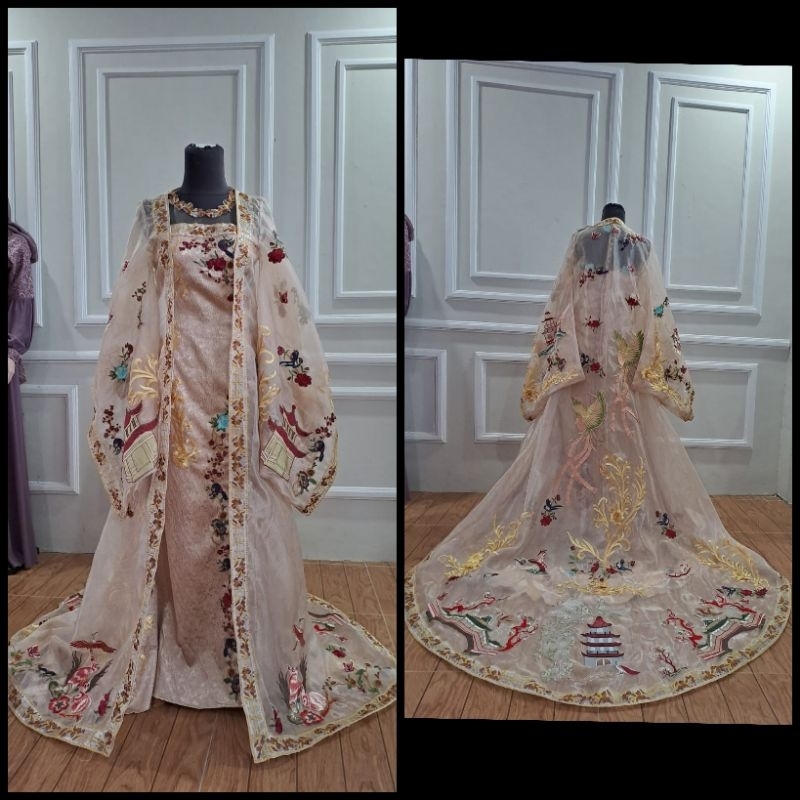 Cheongsam kimono / dress sangjit qibao / baju pesta chinese china