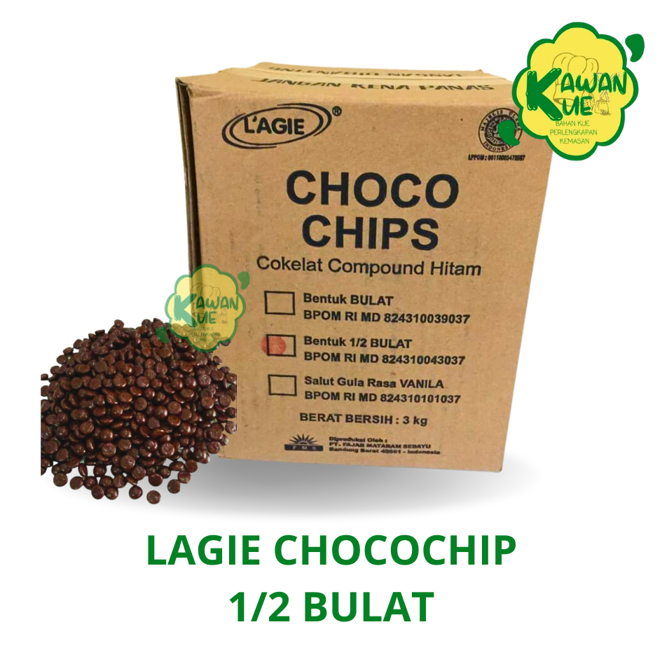 

LAGIE CHOCO CHIP SETENGAH BULAT REPACK - COKLAT CHIP - COKLAT BULAT TOPING - CHOCOLATE CHIPS