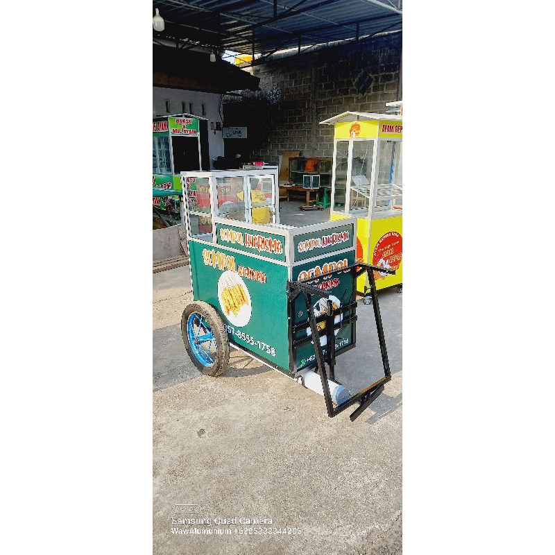 Gerobak atau rombong Sempol