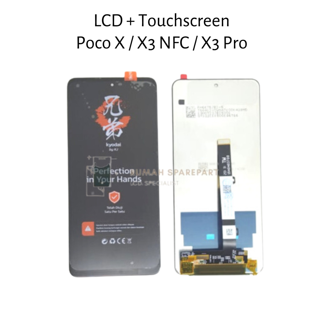LCD + Touchscreen Poco X / X3 NFC / X3 Pro Ori Fullset
