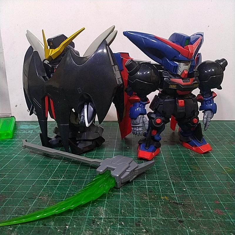 death scythe deathscythe & master gundam RARE sdgo sd FLEXTION CAPSULE FIGHTER gundam GO SDBB bandai