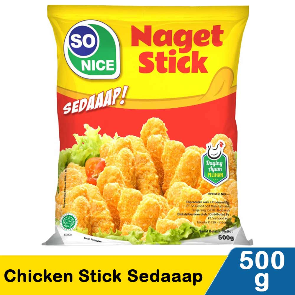 

SO NICE NUGGET AYAM 1KG 250GR 500GR