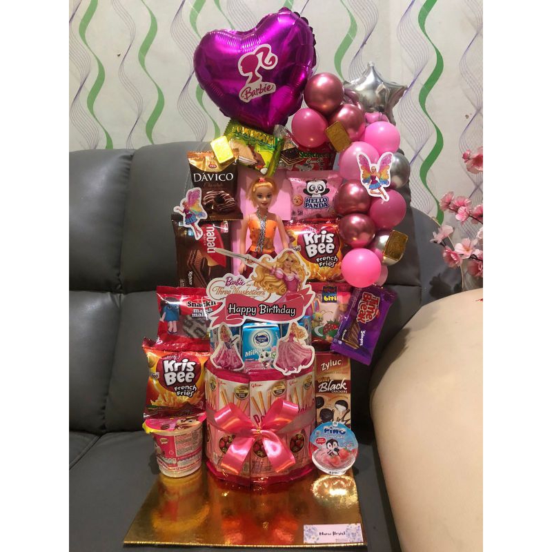 

Snack tower Barbie,Snack tower girl,Snack tower boy,Snack ulangtahun,tower Snack,bouquet Snack,hadiah ulangtahun,tower Snack Barbie,Snack tower tema bisa request tema