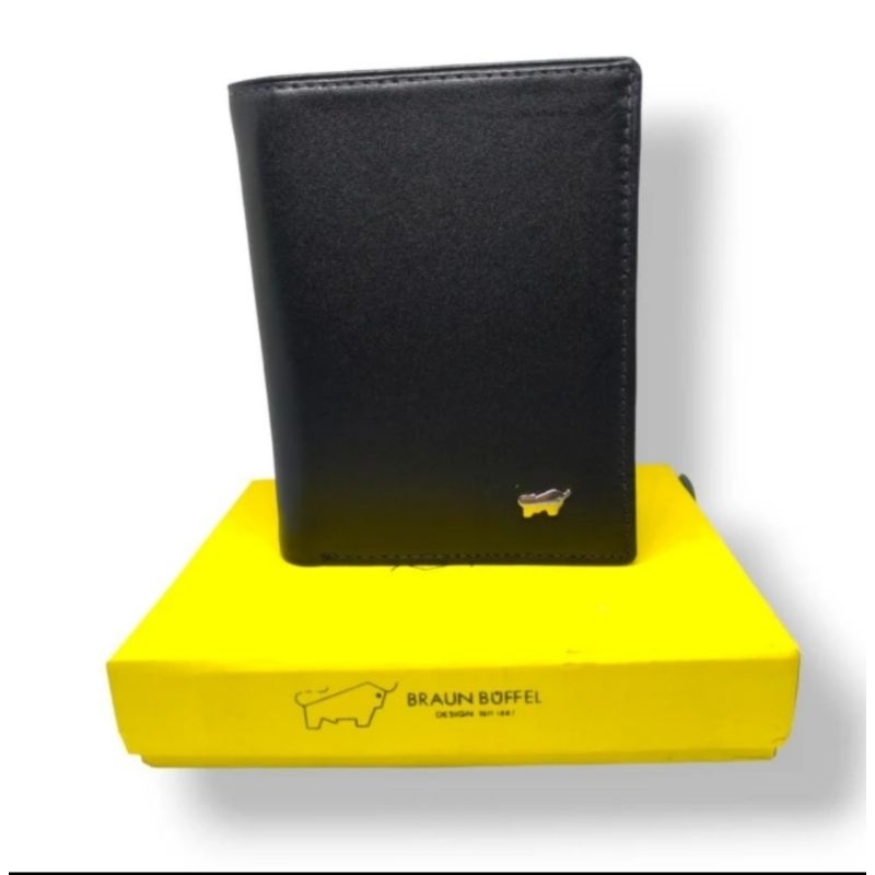 Dompet kulit pria BRAUN BUFFEL model berdiri/dompet pria kulit