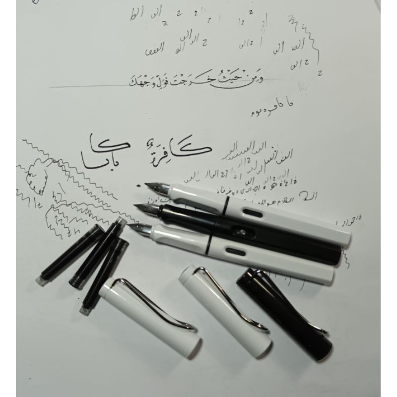 

promo paket 3 mata pena,pena logat,surah,lafadz+tinta refill