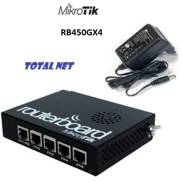 Mikrotik RB450Gx4 RB450G x4 Router Indoor 5 Port Gigabit