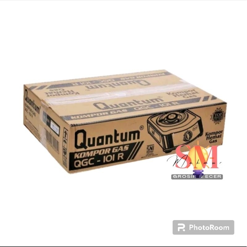 KOMPOR QUANTUM QGC 101 R / QGC 101 AB PUTIH / KOMPOR QUANTUM 1 TUNGKU / KOMPOR QUANTUM HITAM / 1 / 1