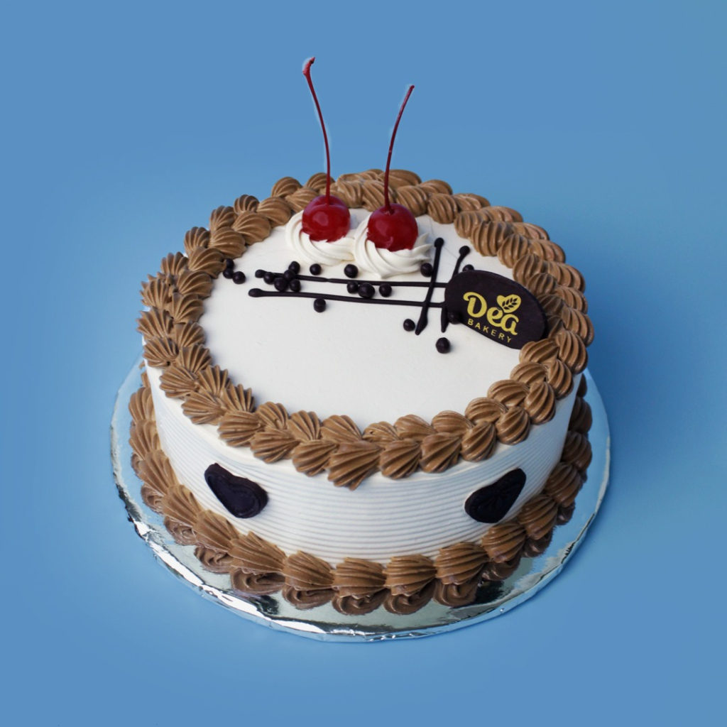 (Kue Ulang Tahun/Kue Tart) Whipping Tart Mocca Lovely Dea Bakery (diameter 15 cm
