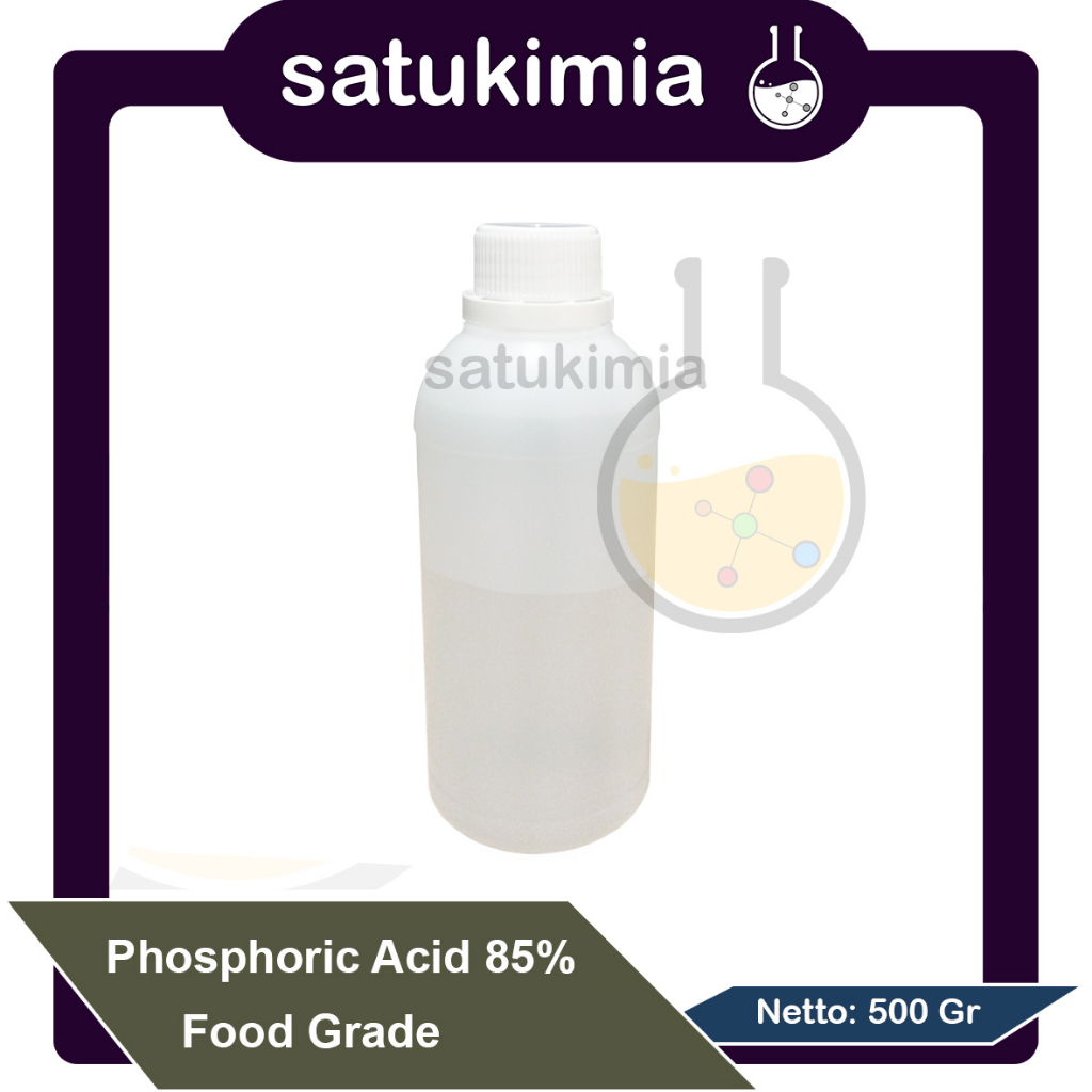 Phosphoric Acid / Asam Fosfat FOOD GRADE 85% - 500 Gram