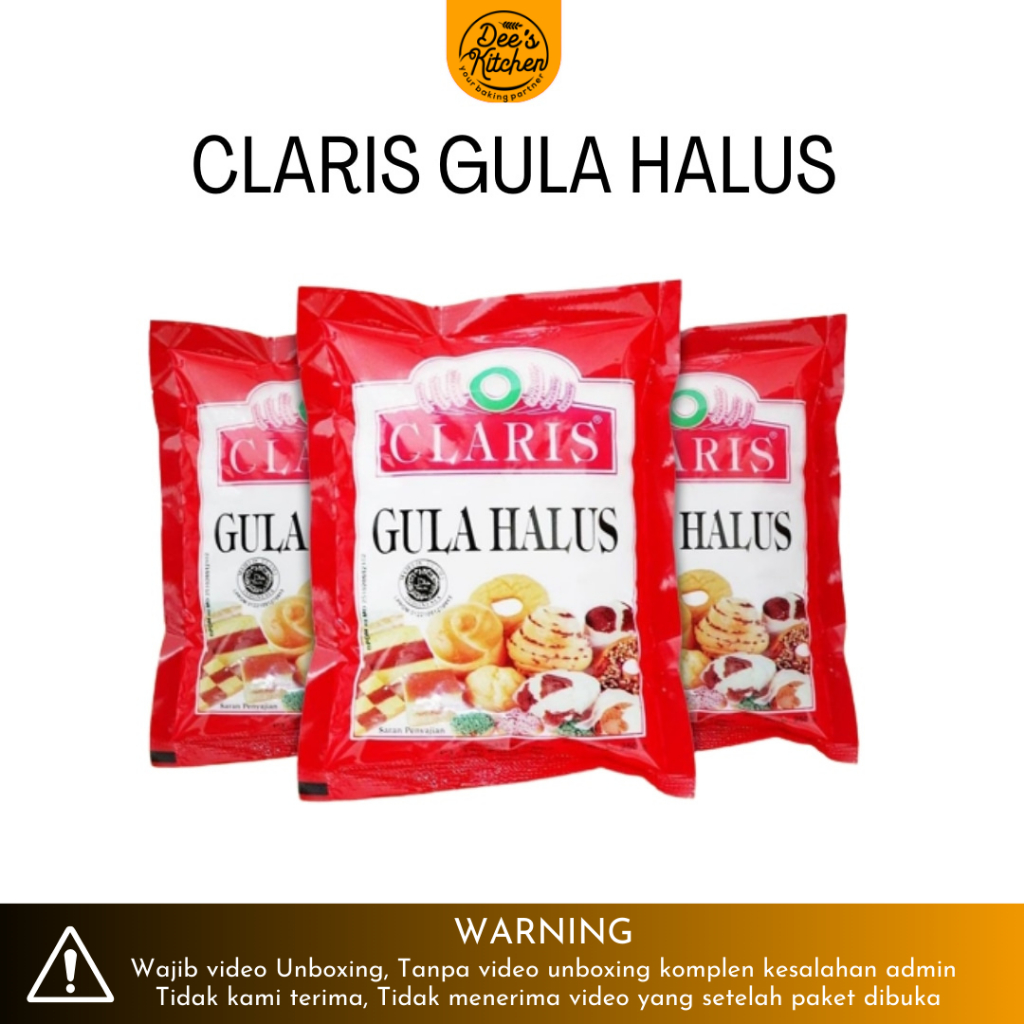 

CLARIS Gula Halus Bubuk 250gr & 500gr