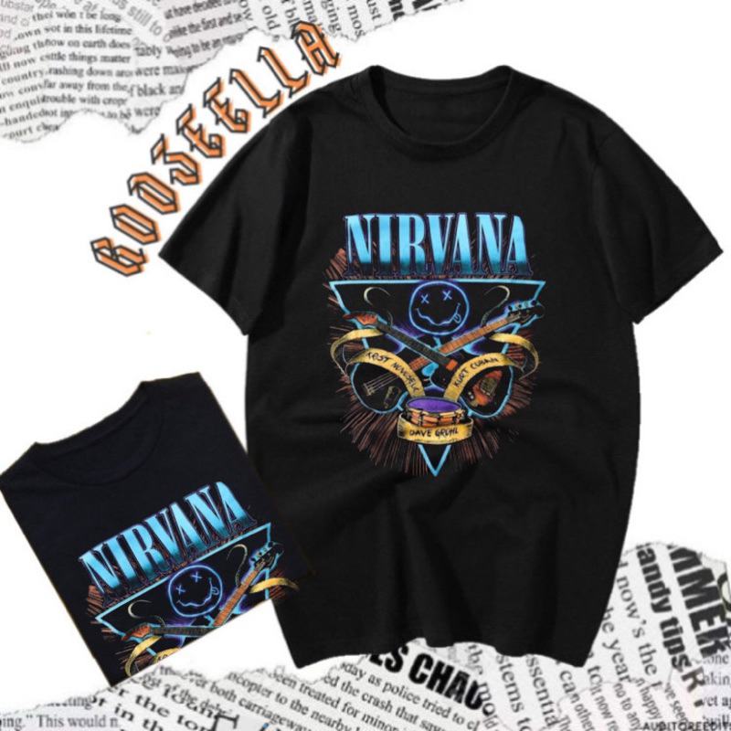 KAOS NIRVANA | BIG SIZE | BOOTLEG