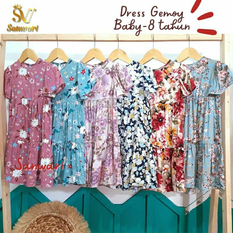 Khusus Grosir Dress Premium Dress Rayon Premium Anak 0-8 Tahun