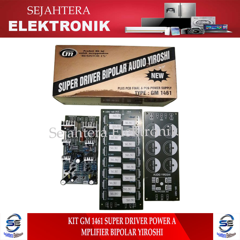 KIT GM 1461 SUPER DRIVER POWER AMPLIFIER BIPOLAR YIROSHI Sejahtera Elektronik